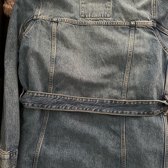 MK denim belted jacket size S NWT - Picture 5 of 7